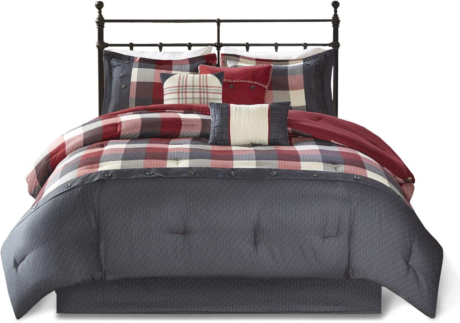 Madison Park Ridge Comforter Set 7 Piece