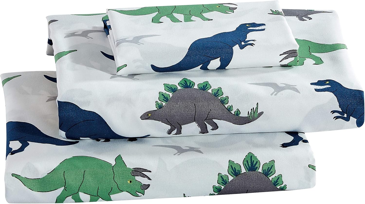 Linen Plus Queen Sheet Set with T-rex Design