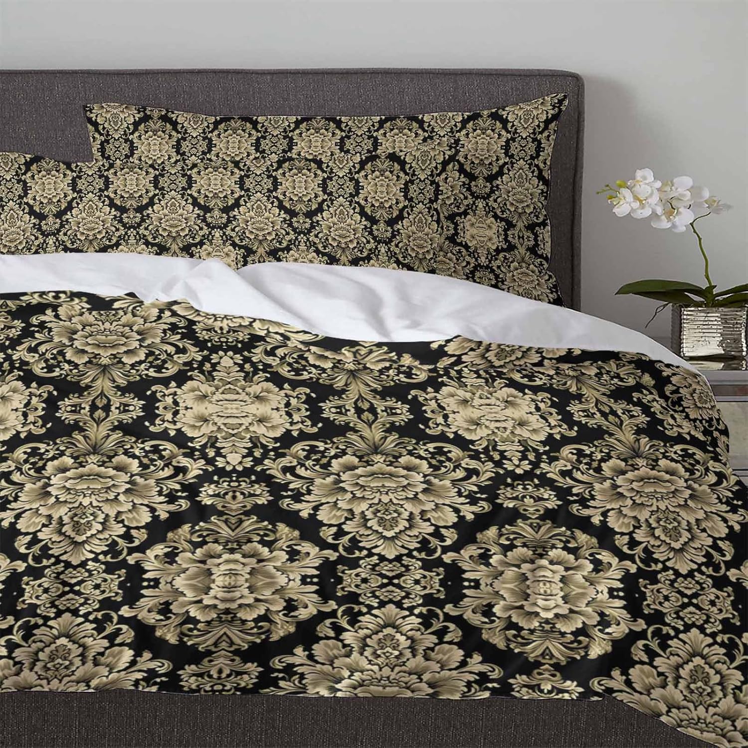 Boanket 3-Piece Queen Duvet Cover Set with Zipper and Pillowcases