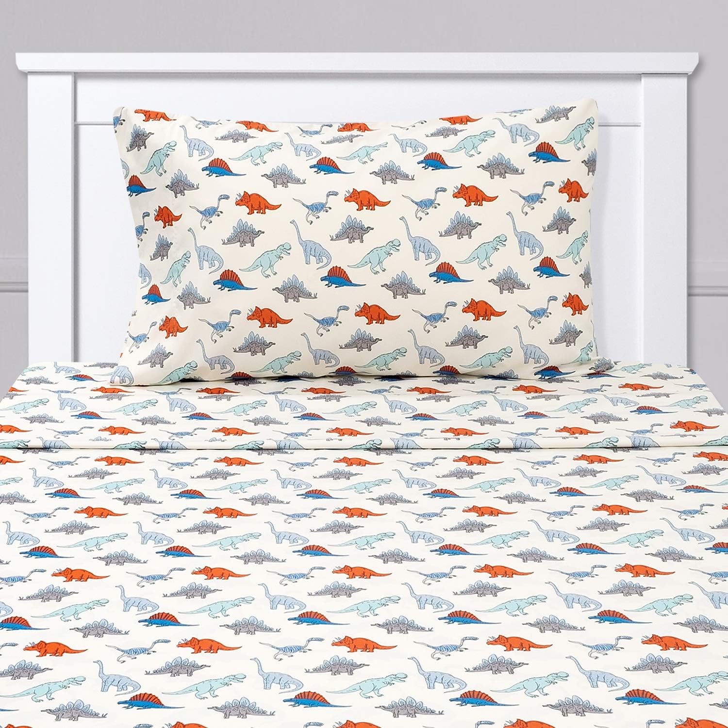 1500 Supreme Kids Bed Sheet Set - Twin XL Dinosaurs