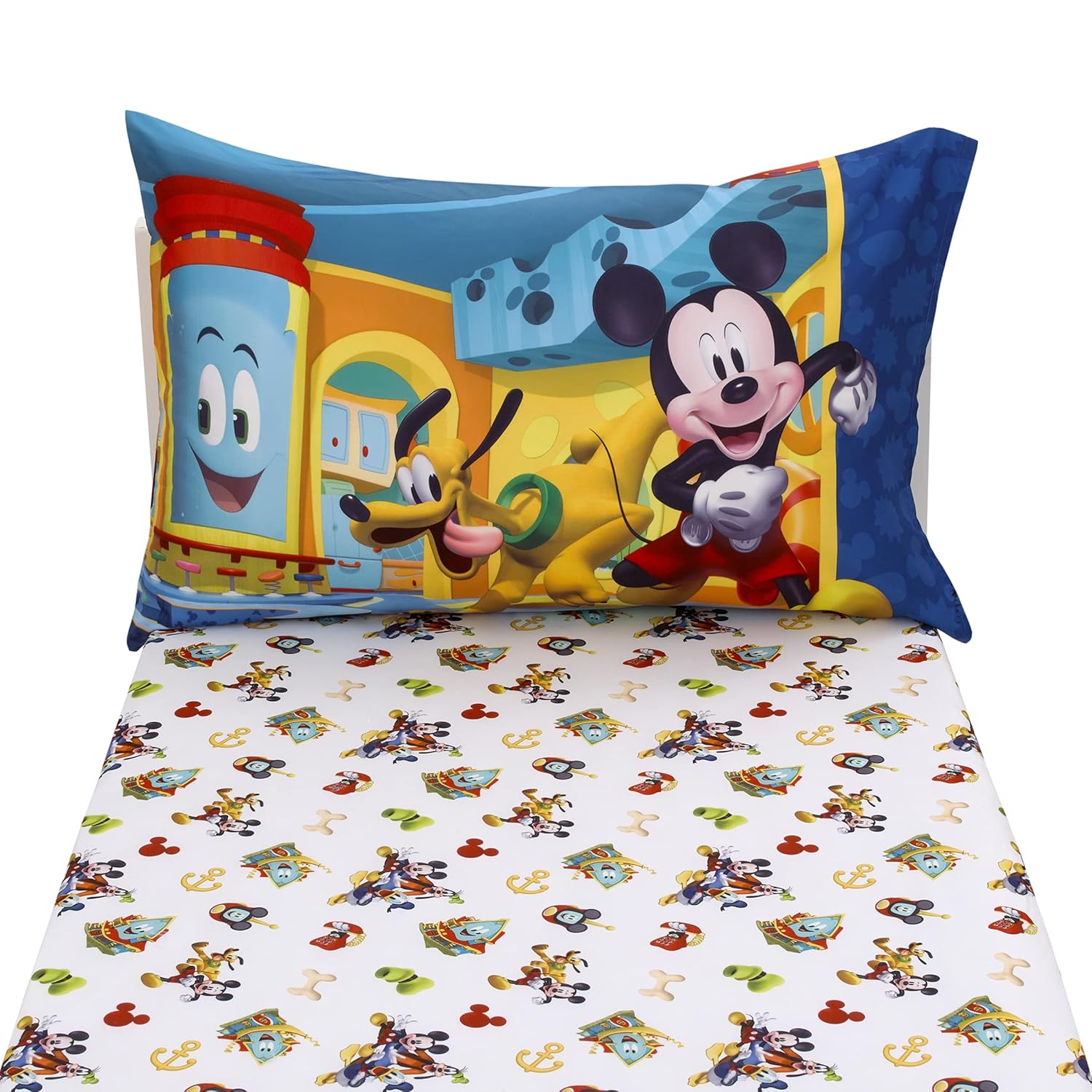 NoJo Disney Mickey Mouse Funhouse Sheet Set