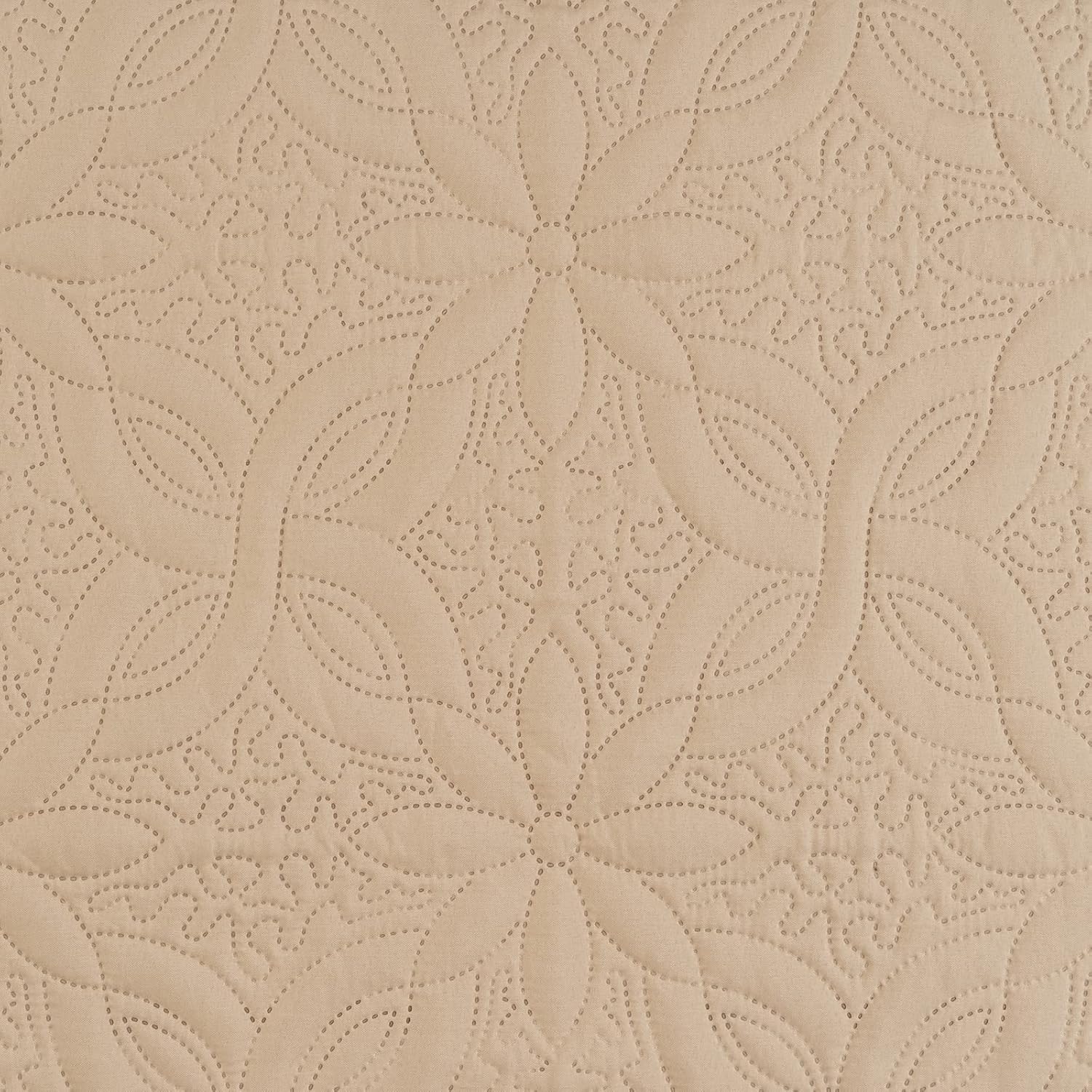Auemtyn King Size Quilt Set 3 Pieces Floral Pattern