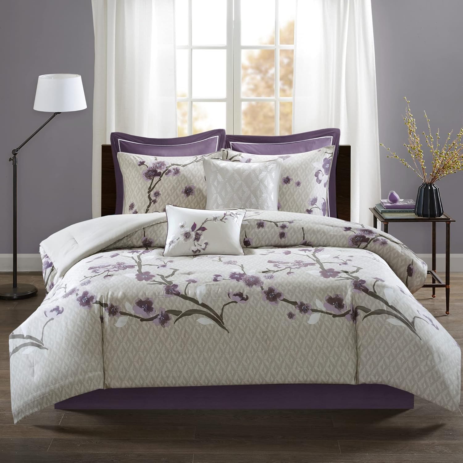 Madison Park Cozy Comforter Set 8 Piece Queen