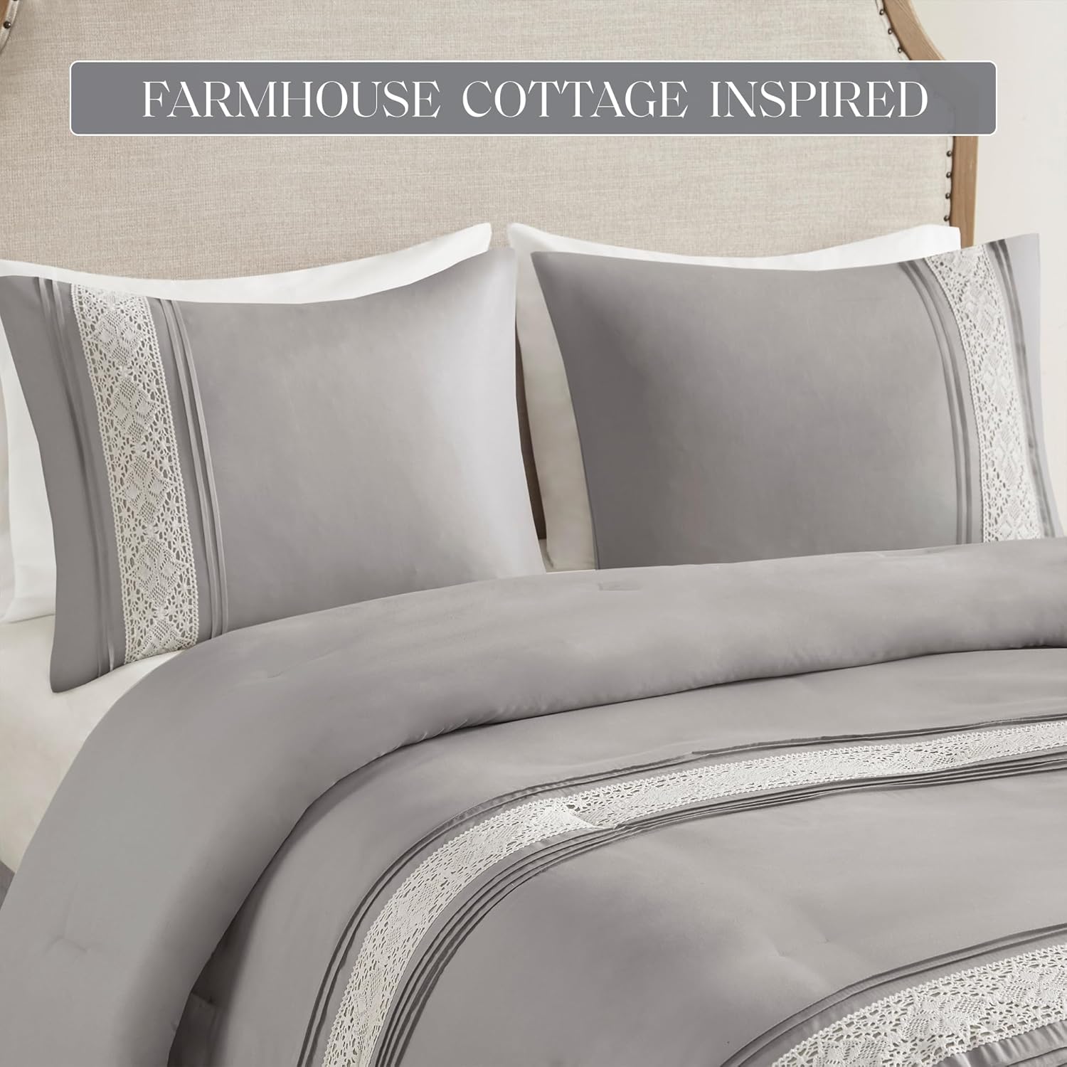 Madison Park Grey 7-Piece Comforter Set
