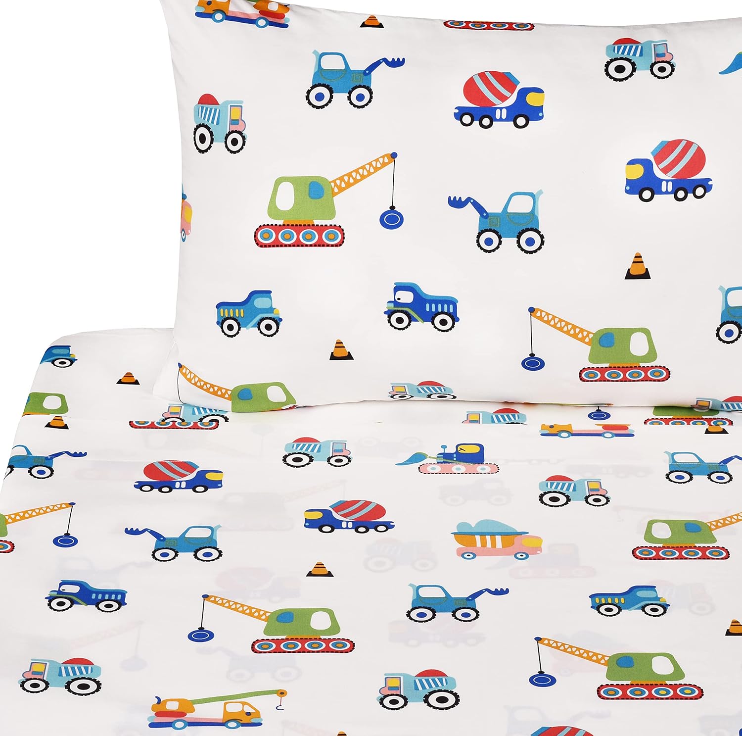 J-pinno Kids Cartoon 100 Cotton Sheet Set 3 Pieces