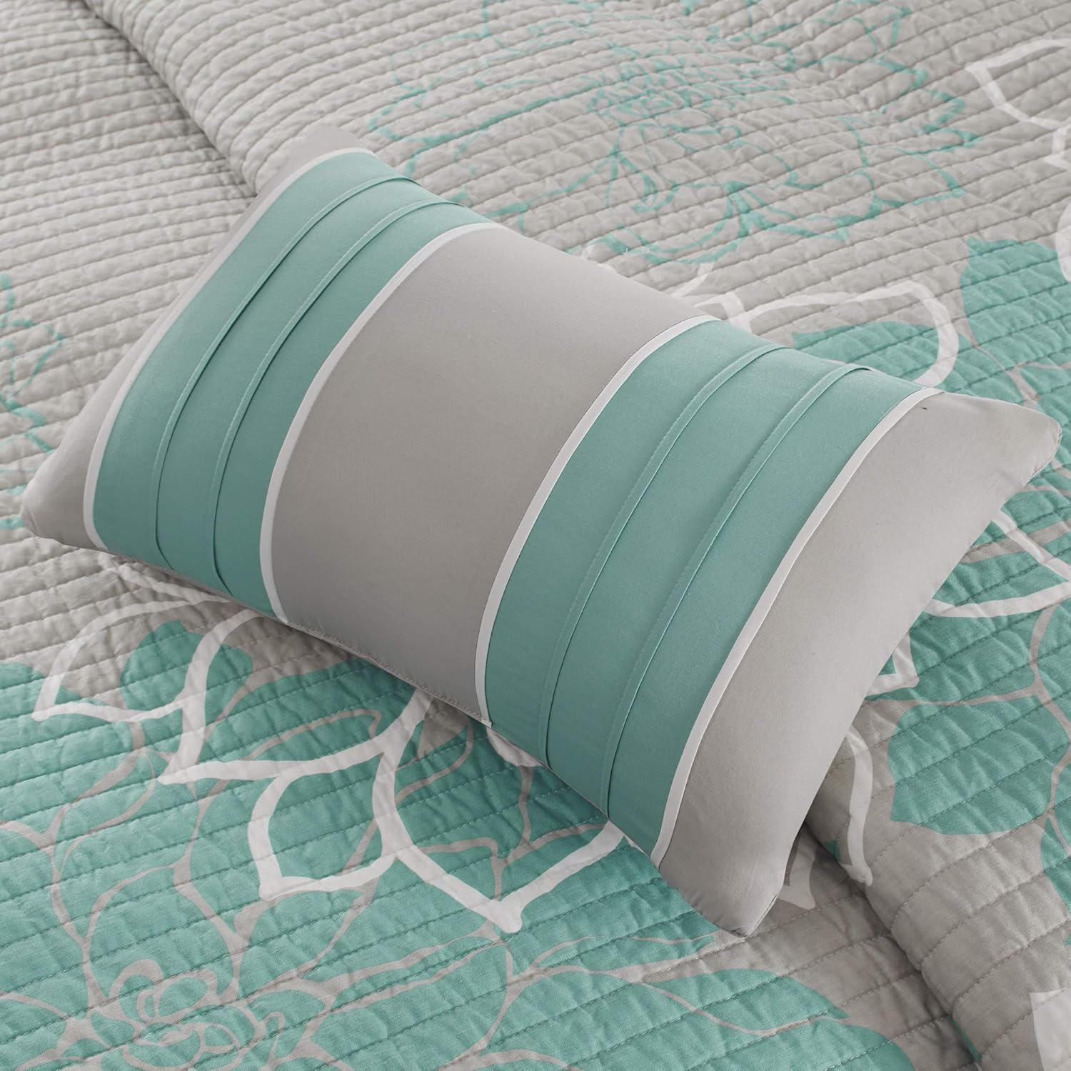 Madison Park Lola Cotton Quilt Set - 6 Piece
