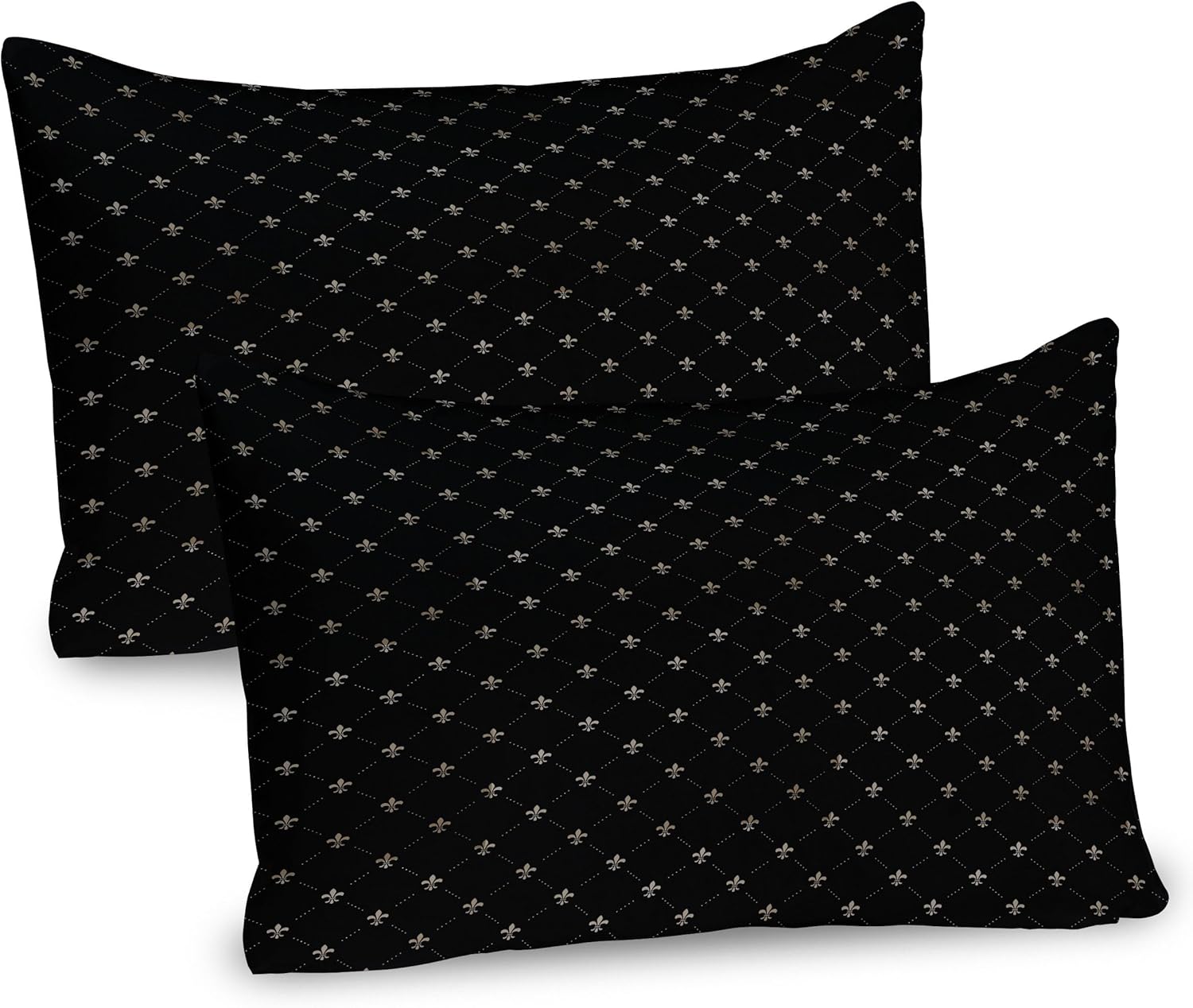 Ambesonne Fleur De Lis Pillow Sham Set of 2 1