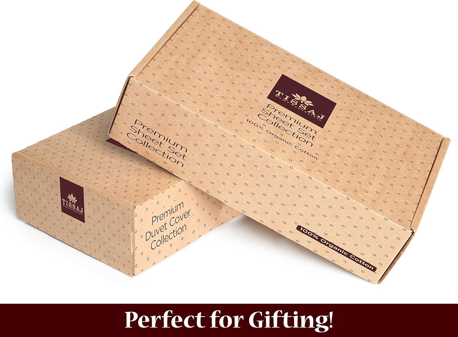Tissaj Organic Cotton Sheets Twin XL Set of 3
