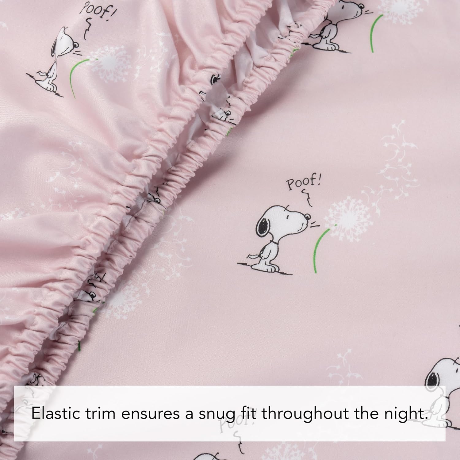 Berkshire Blanket Peanuts Snoopy Kids Sheet Set Full Size 4 Piece