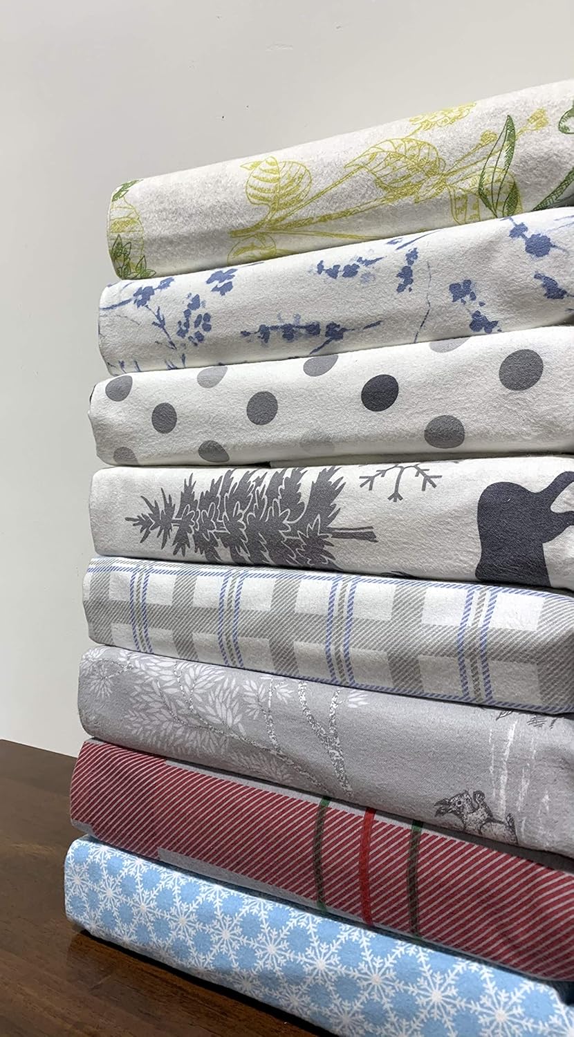 Royal Tradition Flannel Bed Sheets 3PC Set