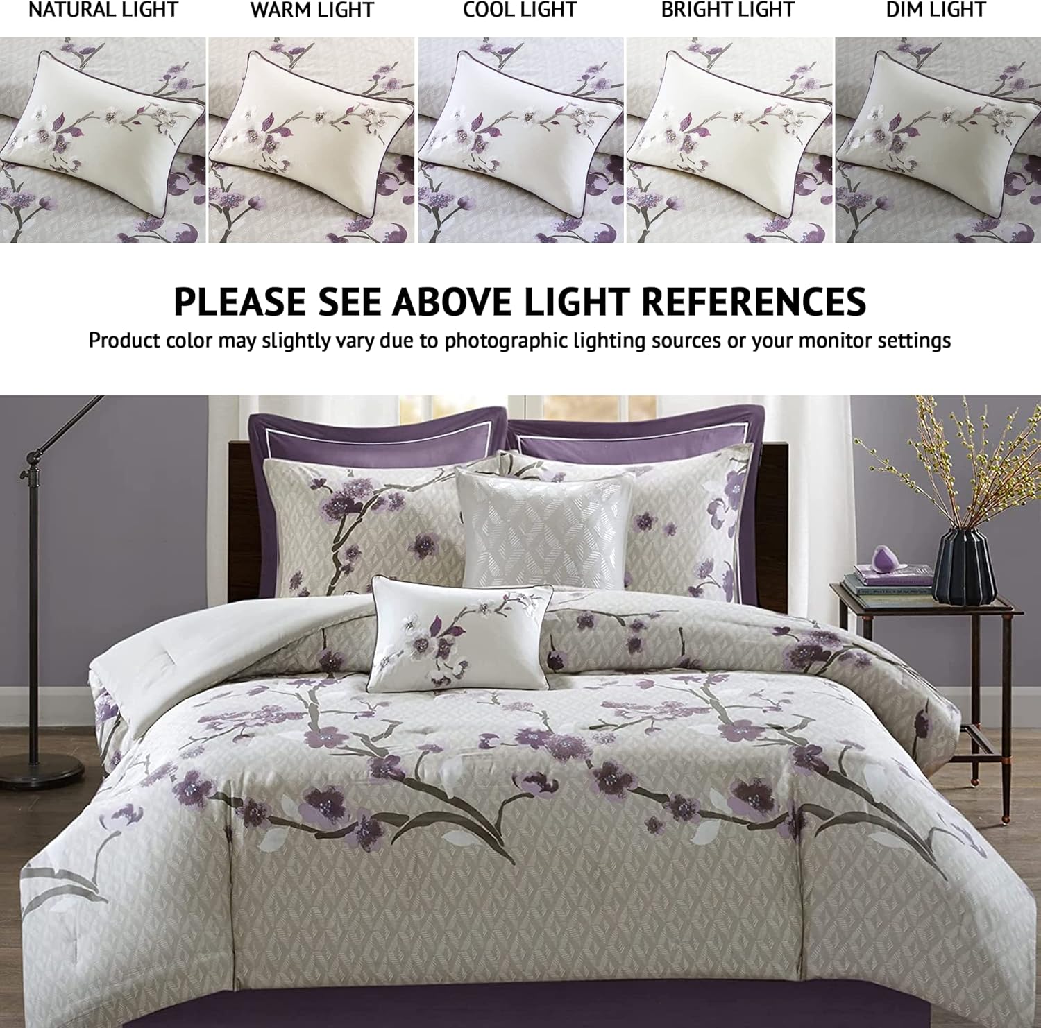 Madison Park Cozy Comforter Set 8 Piece Queen
