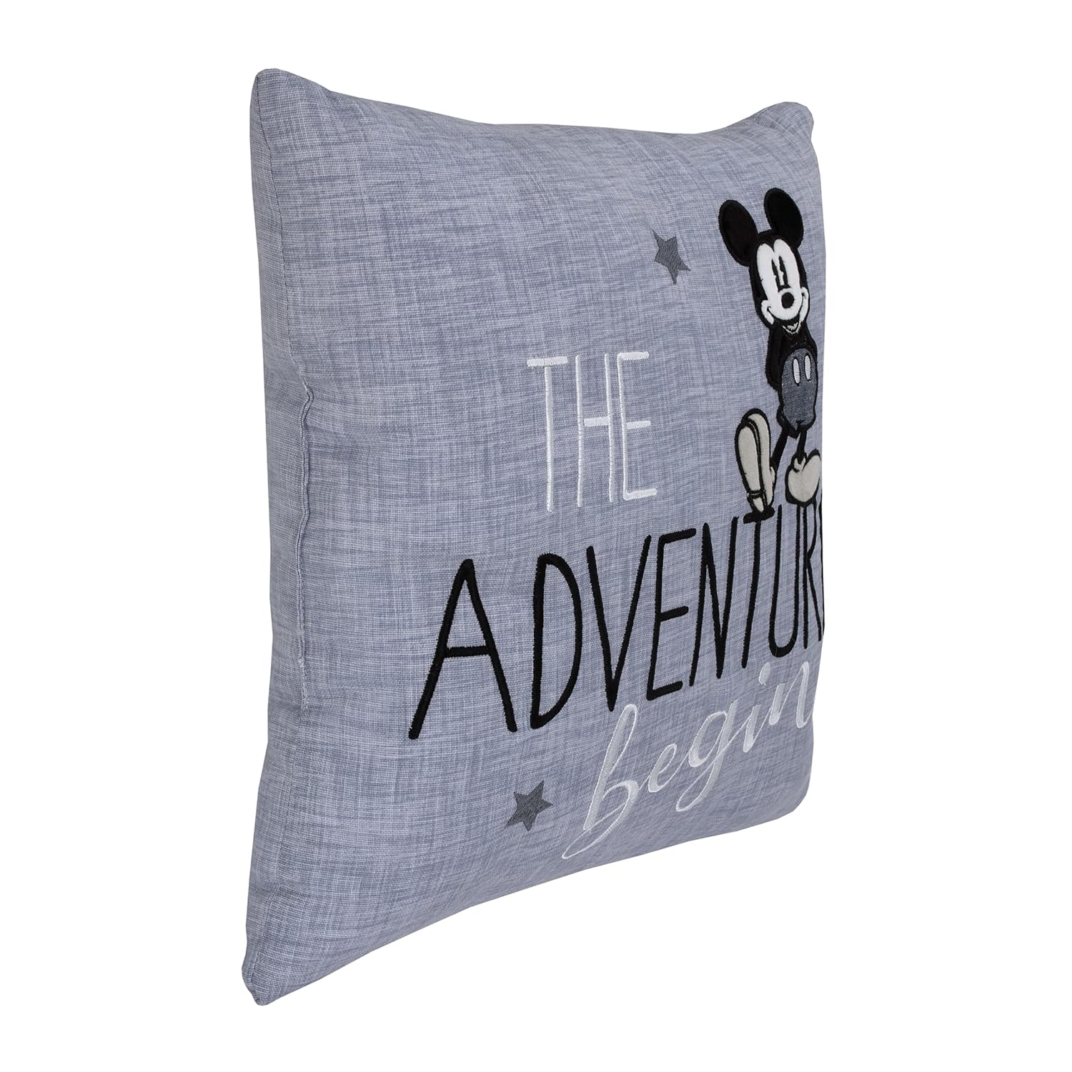 Disney Mickey Mouse Call Me Mickey Blue White Throw Pillow 1