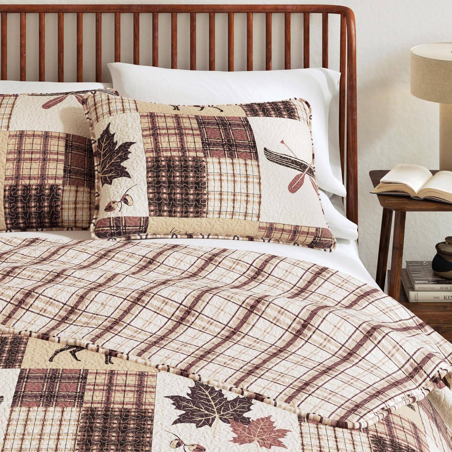 Great Bay Home Redwood Quilt Set Twin Size