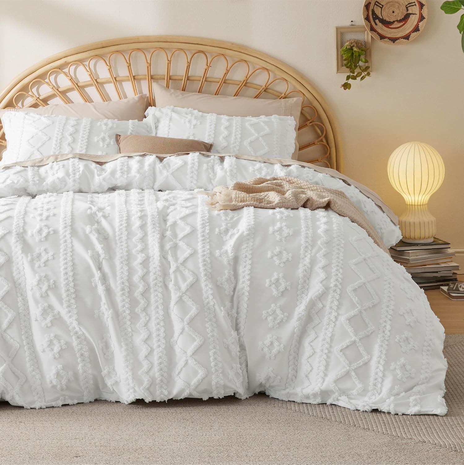 Bedsure Boho Kids Duvet Cover King Size