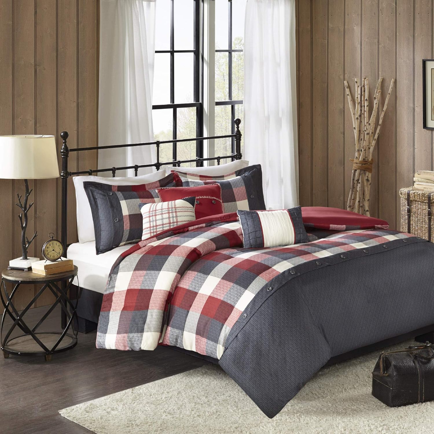 Madison Park Ridge Comforter Set 7 Piece