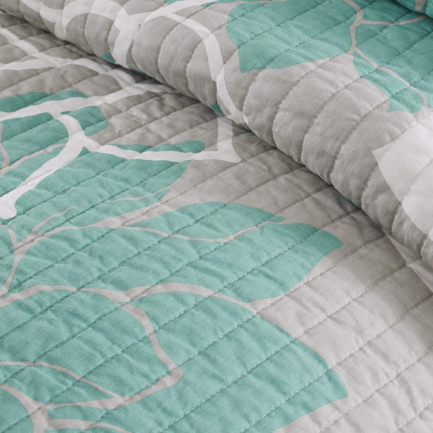 Madison Park Lola Cotton Quilt Set - 6 Piece