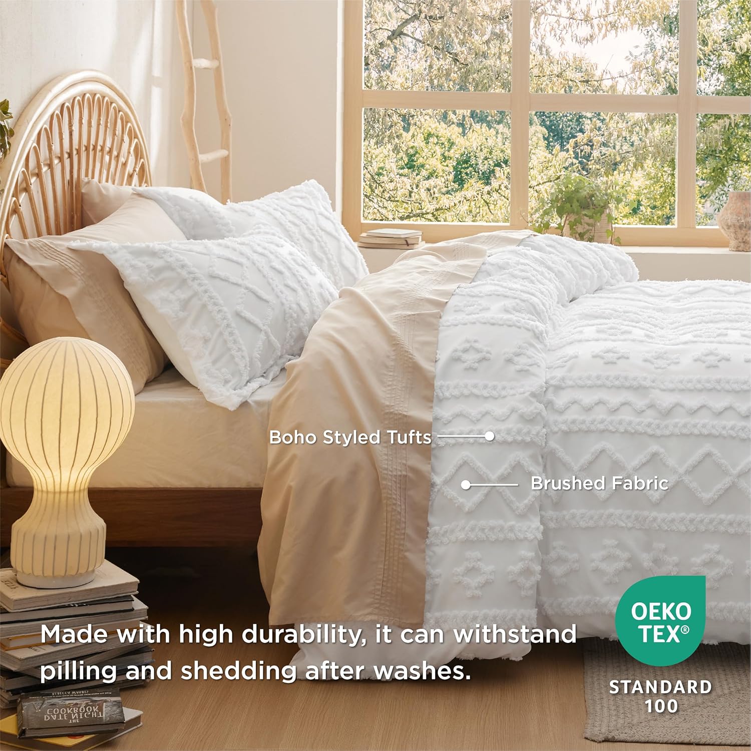 Bedsure Boho Kids Duvet Cover King Size