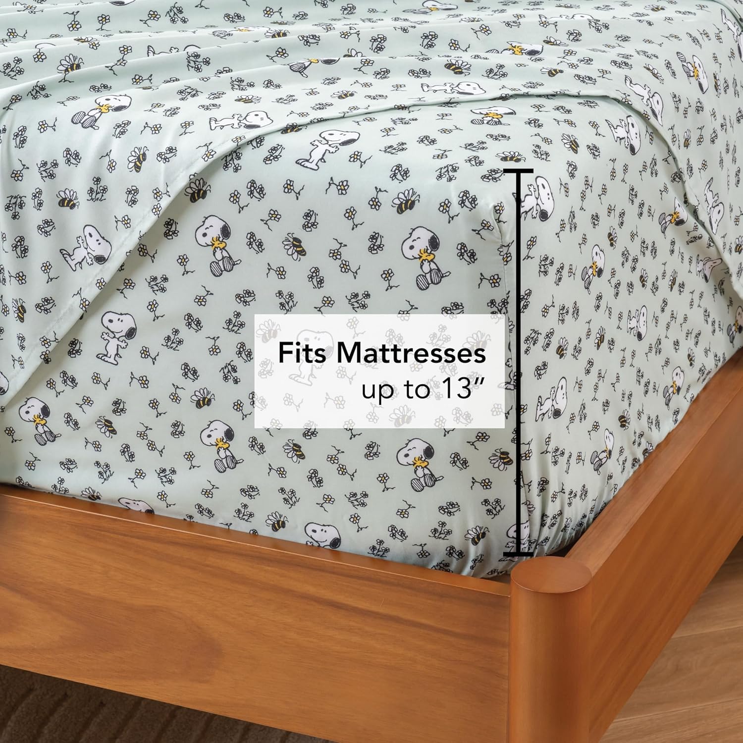 Berkshire Blanket Peanuts Kids Full Sheet Set