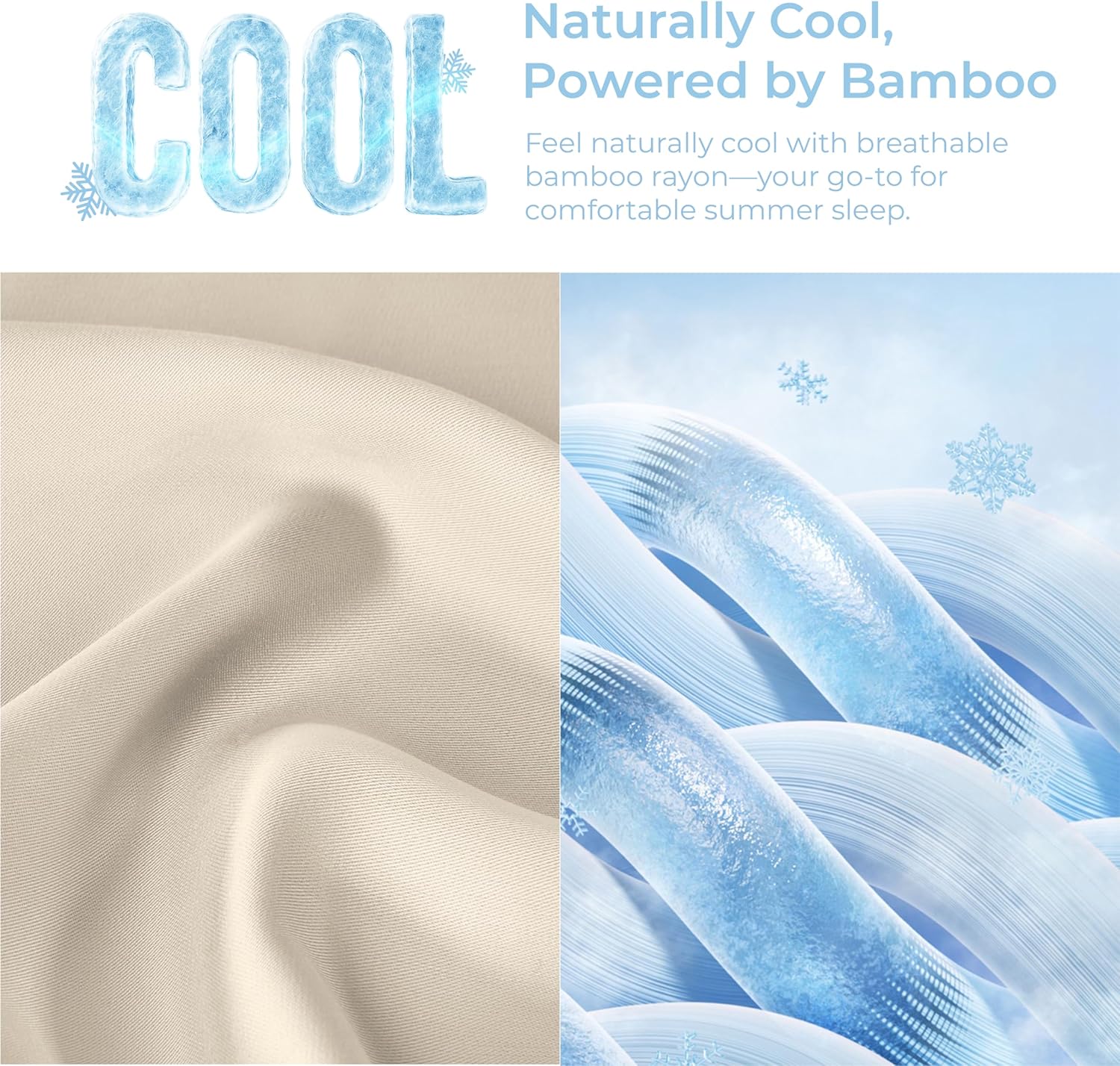 Gokotta Bamboo Rayon Fitted Sheet Set California King Size