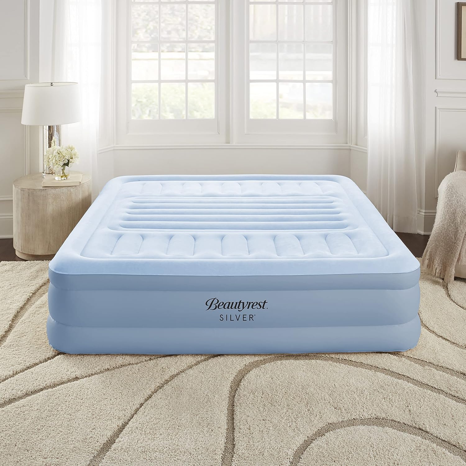 Beautyrest Silver Supreme 18 Queen Air Mattress with Pump