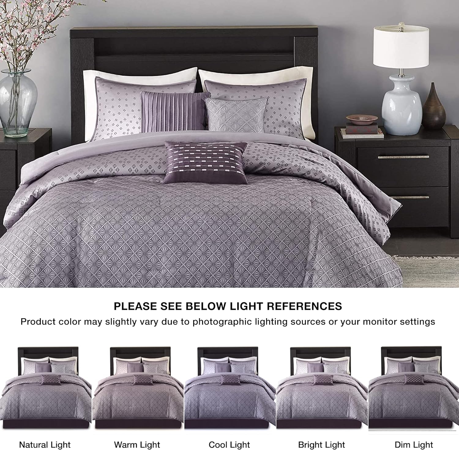 Madison Park Biloxi Jacquard 7-Piece Comforter Set