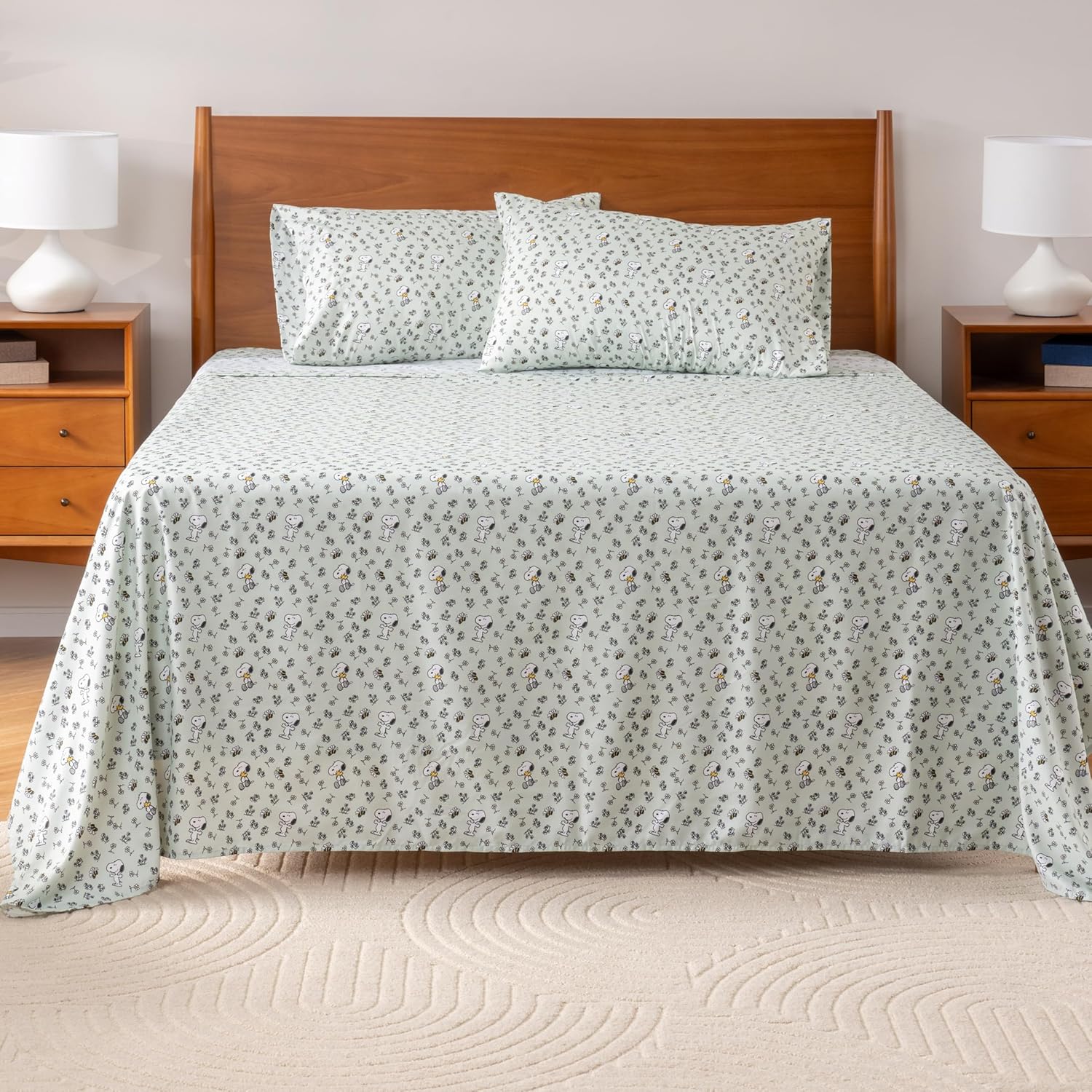 Berkshire Blanket Peanuts Kids Full Sheet Set