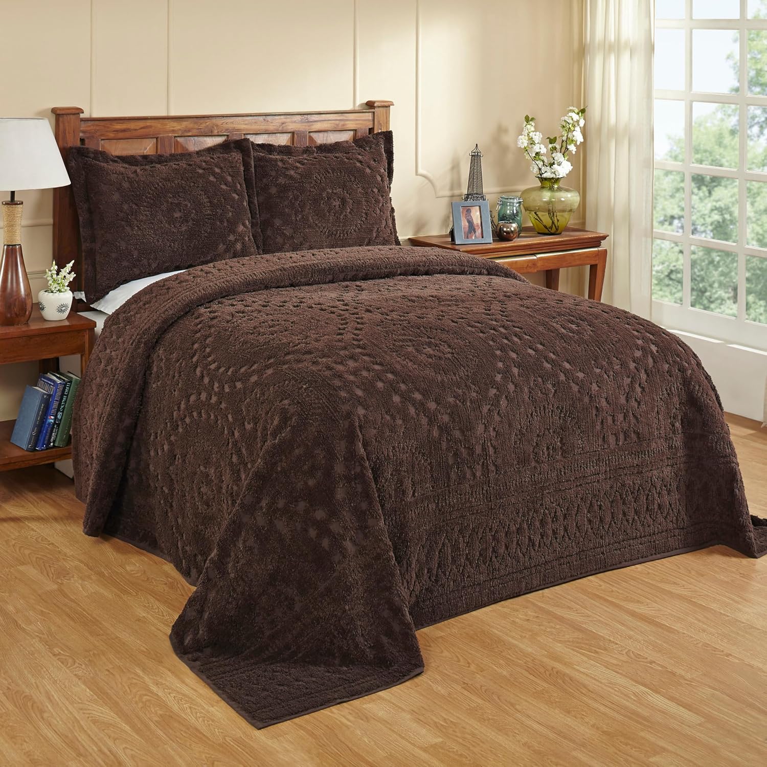Better Trends Chenille Bedspread FullDouble 100 Cotton 1