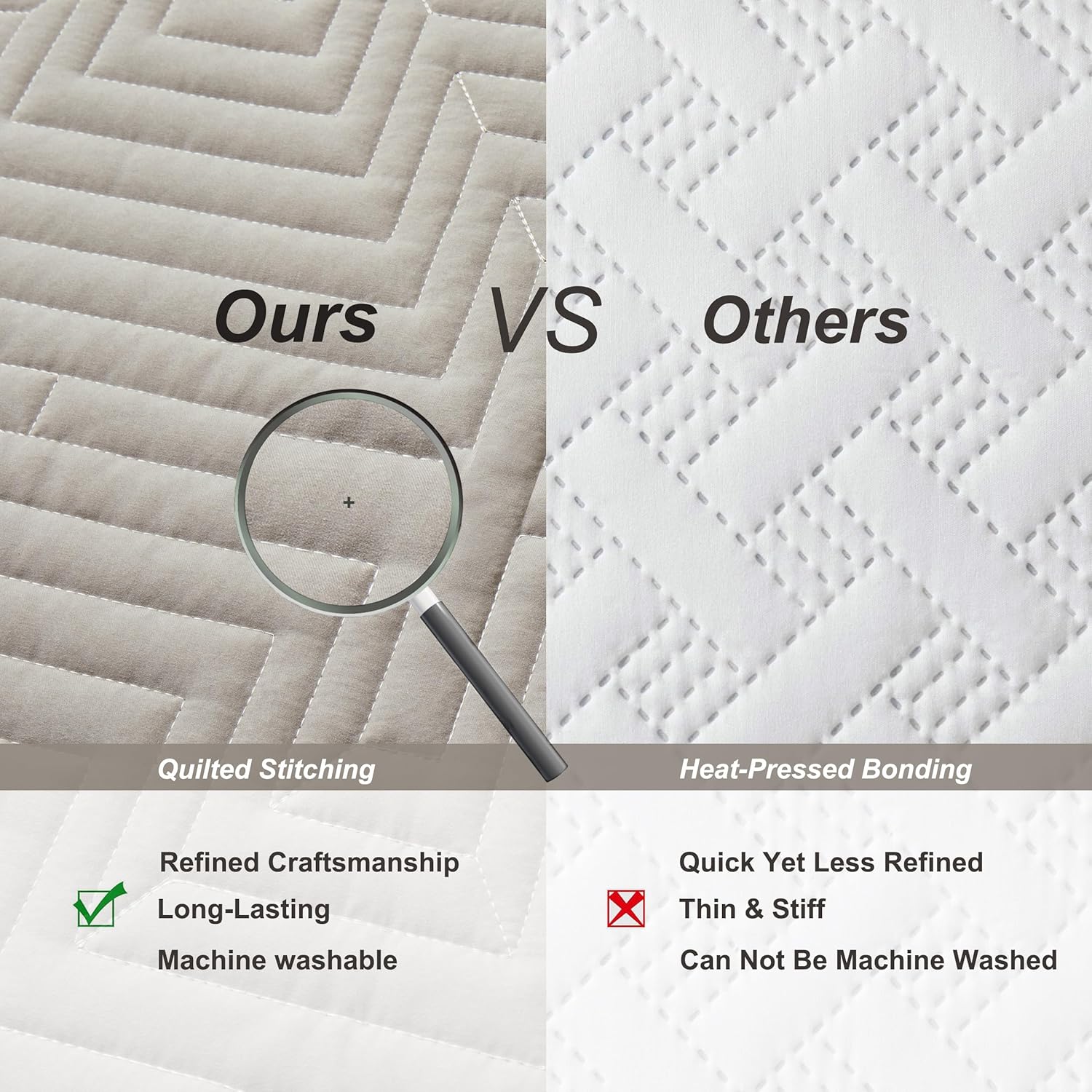 Oli Anderson Khaki King Quilt Set with Pillow Shams