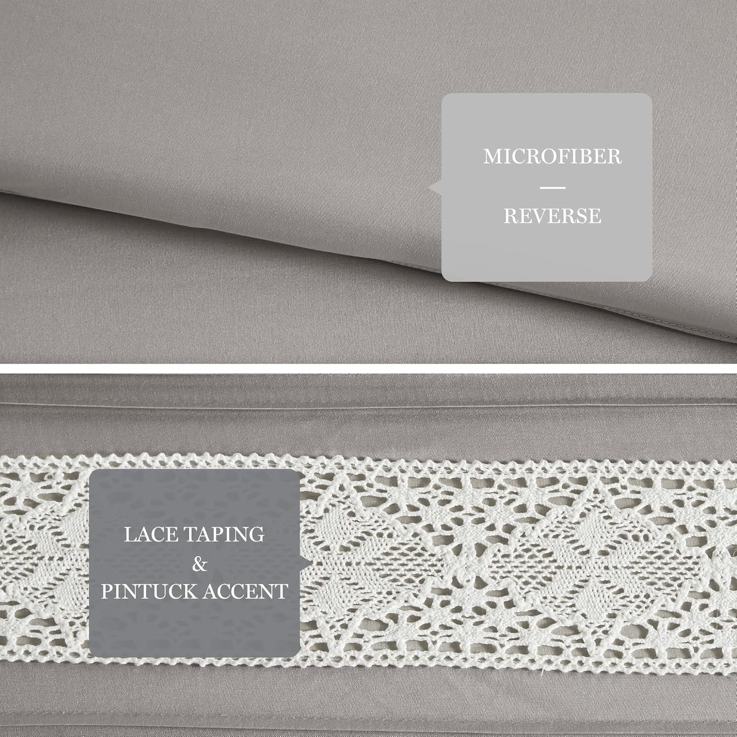 Madison Park Grey 7-Piece Comforter Set