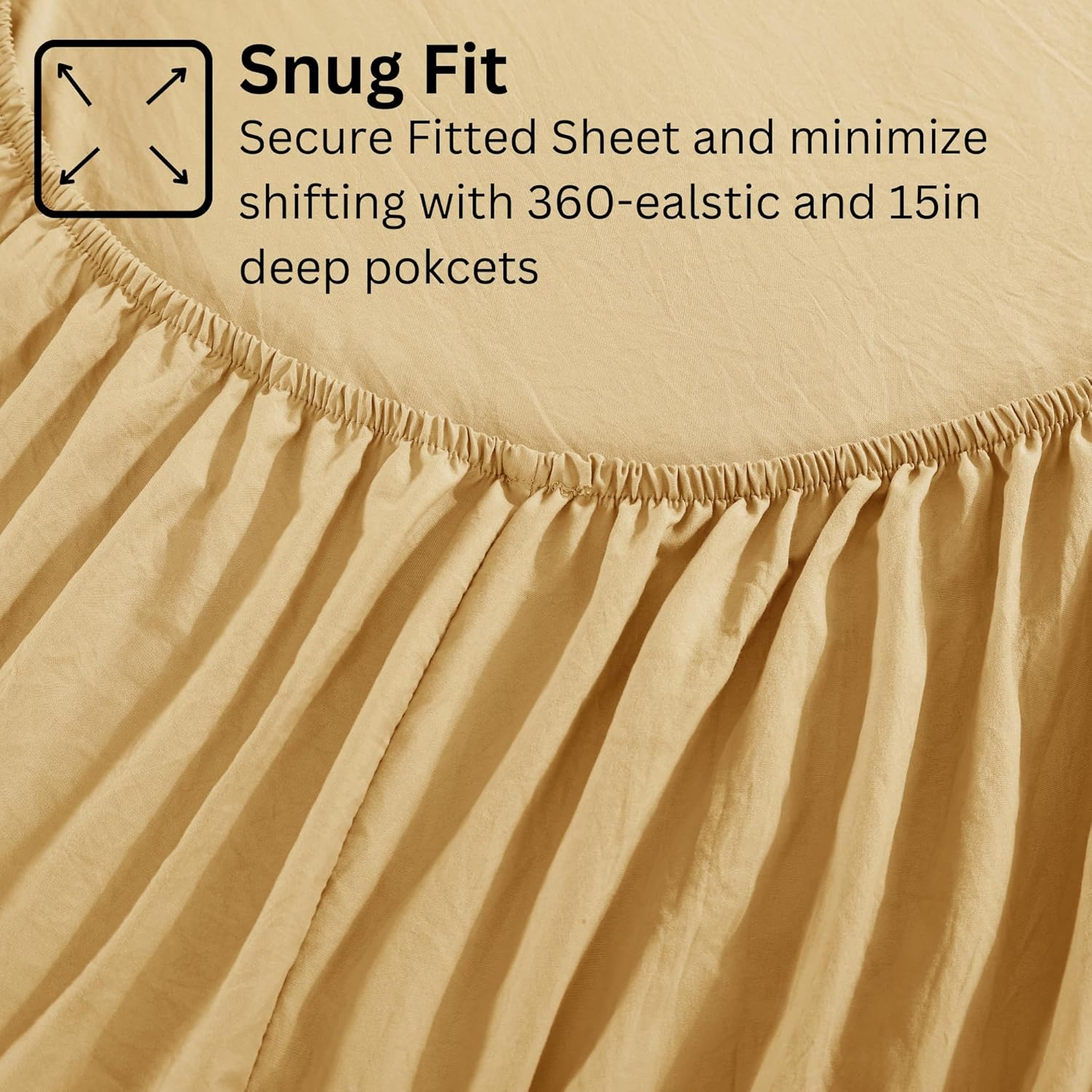 Casa Platino Twin XL Bed Sheet Set Breathable and Cooling