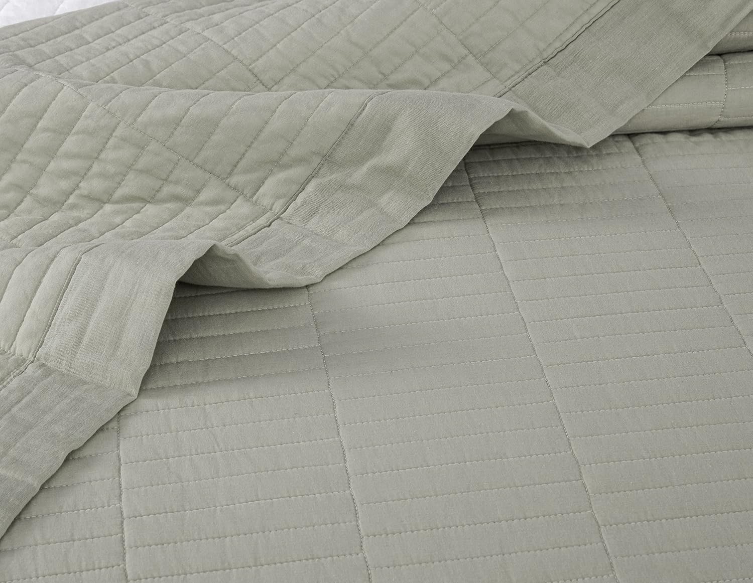 Chezmoi Yuma 3-Piece Cotton Quilt Set Queen Size 1