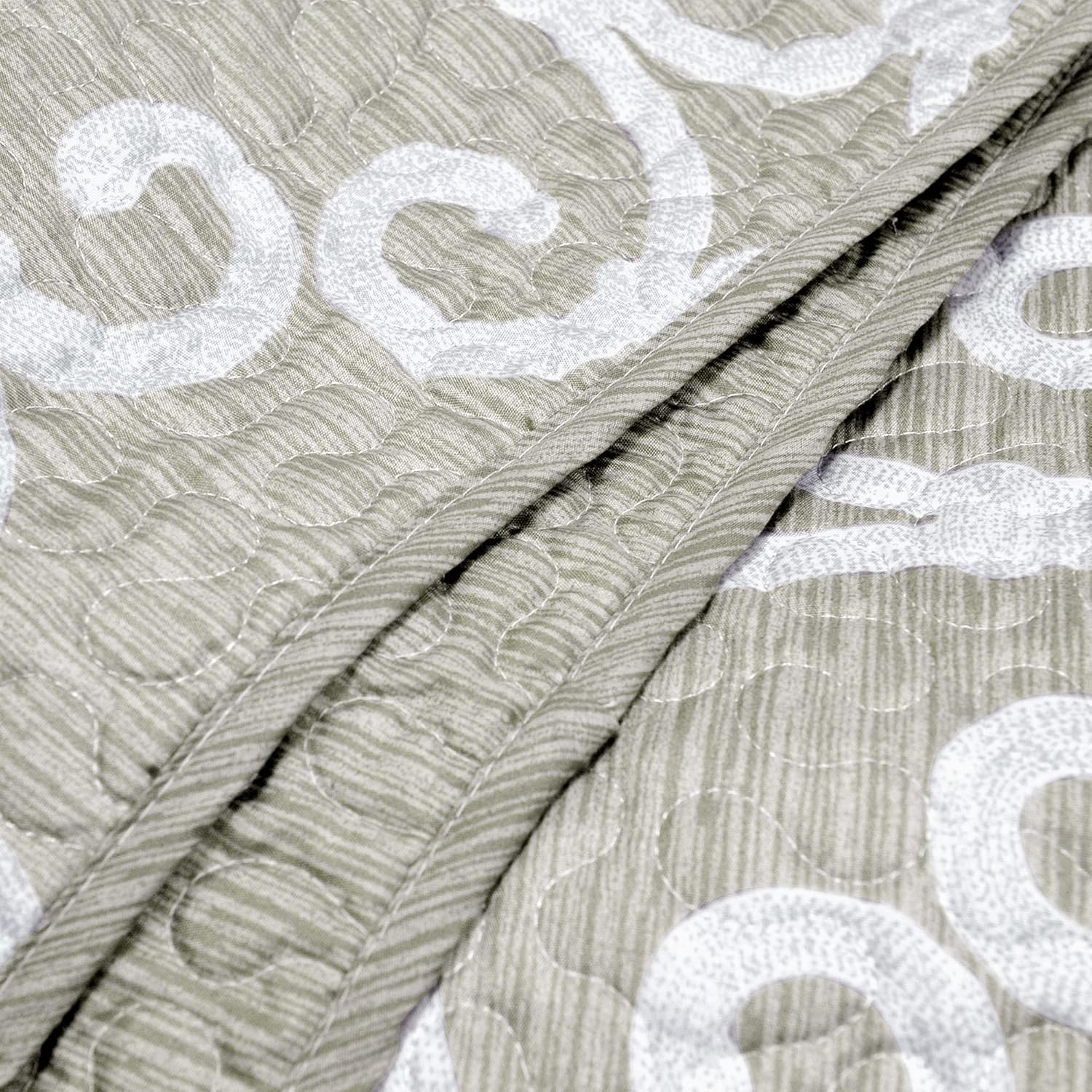 Home Soft Things 5 Piece Microfiber Quilt Set Oversize King