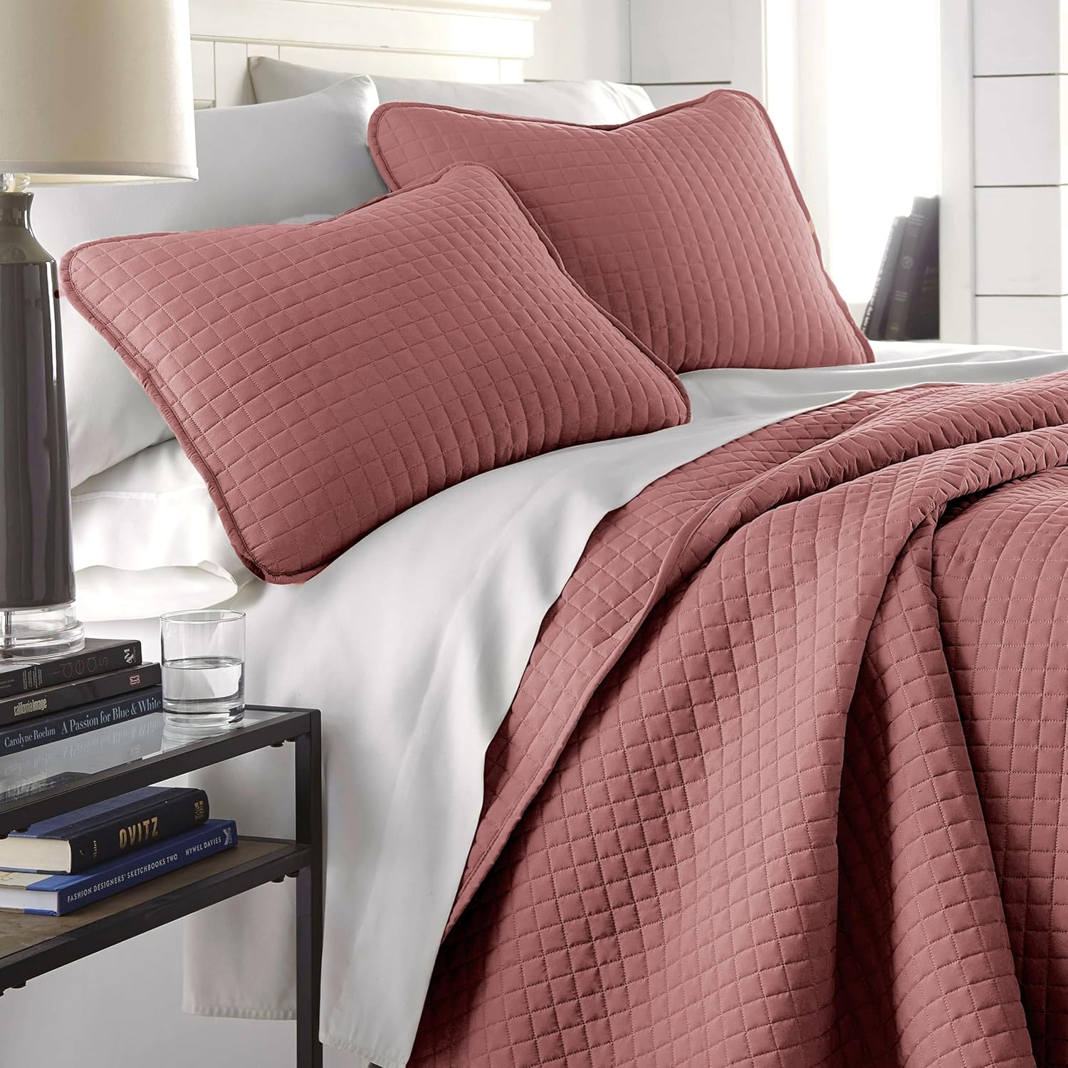 Southshore Fine Living Marsala Twin XL Quilt Set