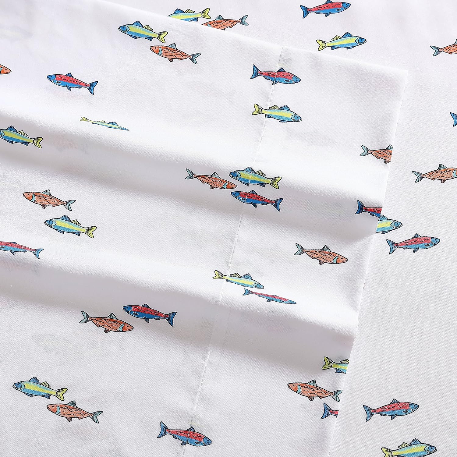 Eddie Bauer Kids Sheet Set - Fish Lake White Queen